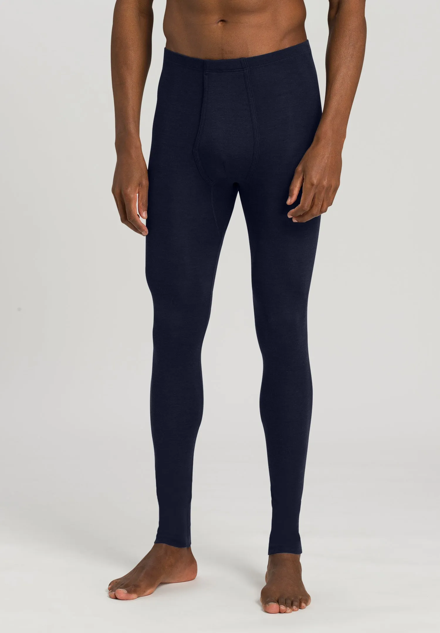 Woolen Silk M Wool and Silk Leggings | Deep Navy 73412-1610