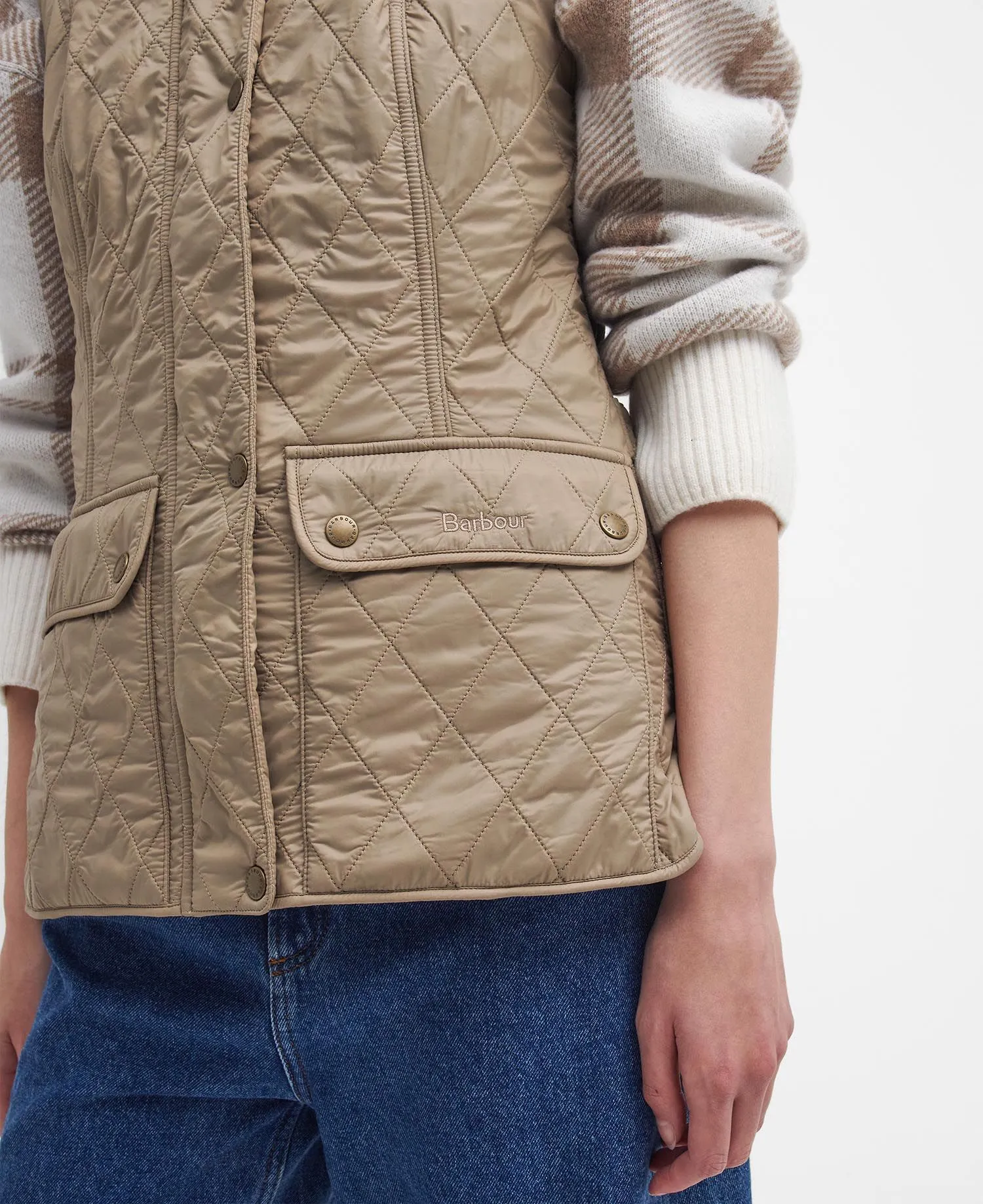 Wray Quilted Gilet (Sand Dune)