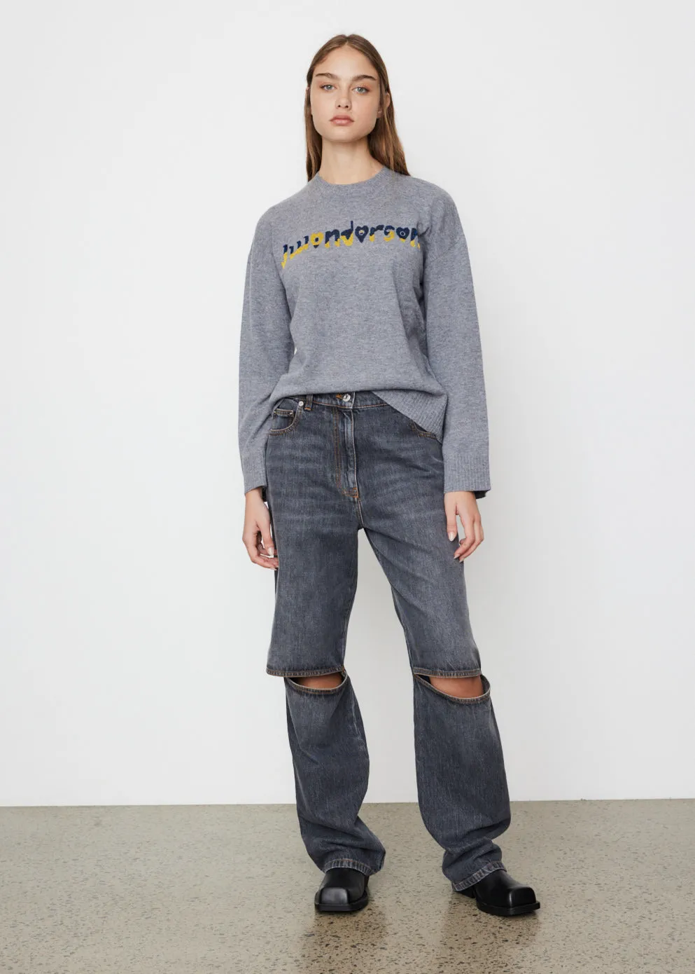 x Run Hany Logo Crew Neck Jumper
