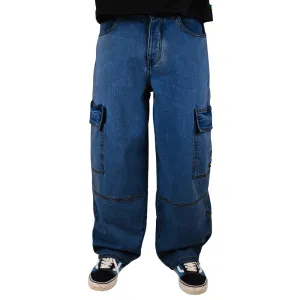 X-tra UFO Cargo Denim Washed Blue